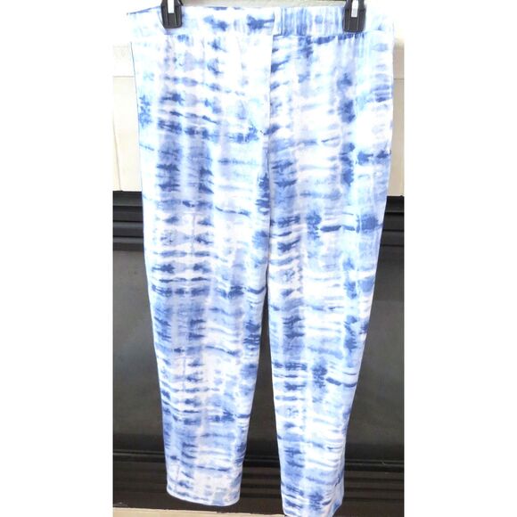 Lucky Brand  Women's Tie Dye Lounge/PJ Pants Blue/white  Medium  EUC - Picture 7 of 9